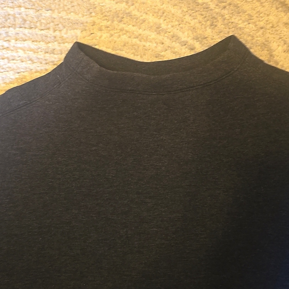 Lululemon City Bound Dress Long Sleeve Grey Black Dress Size 6 - Picture 9 of 10